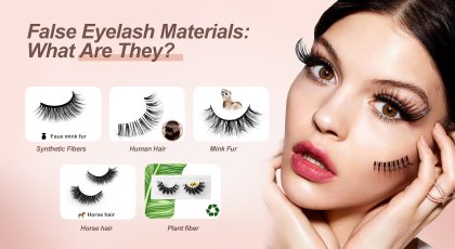 False Eyelash Materials: What Are They?