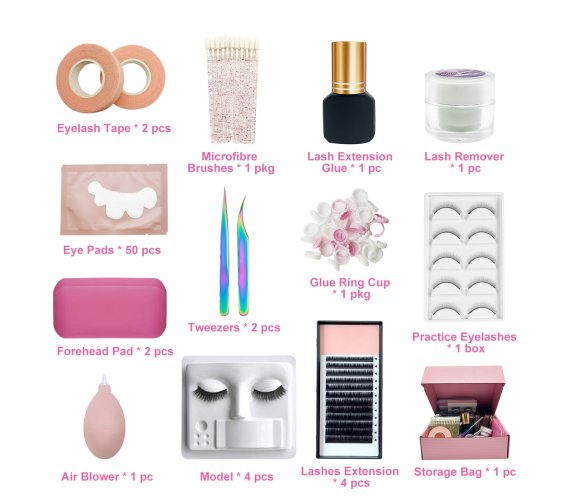 Lash Extension Training Kit Set 1