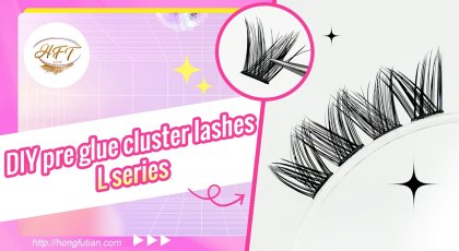 High-quality cluster lashes, support customization, low MOQ