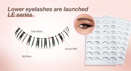 HFT lash factory launched the new lower eyelash LE series